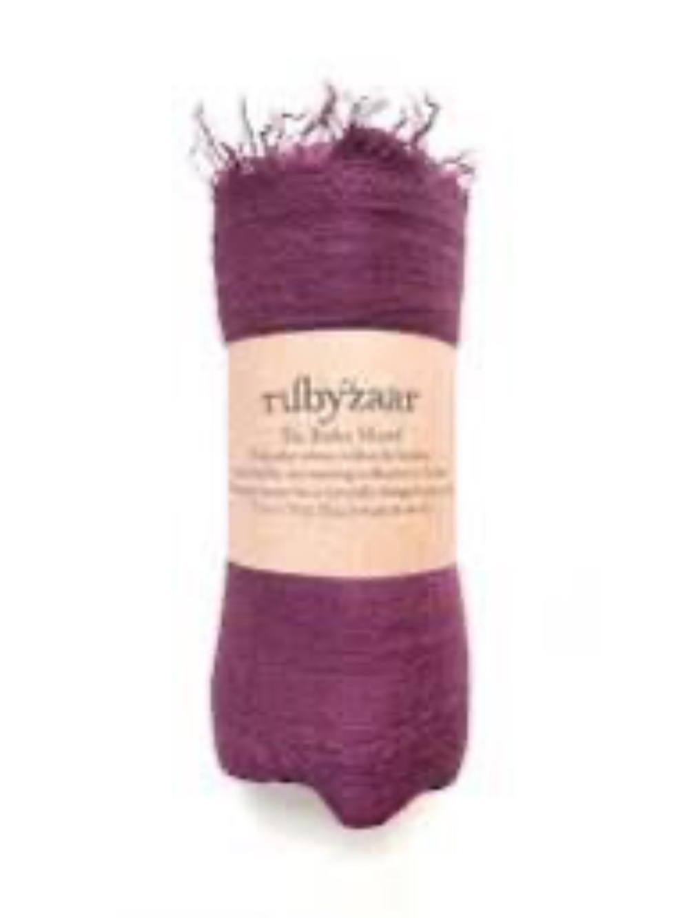 Rubyzaar Boho Shawl Scarf (Burgundy / Bordeaux)